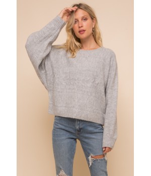 Crop Pullover Sweater