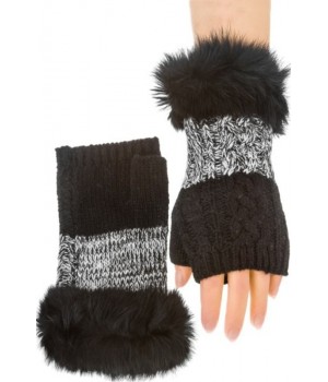 Two Tone Fingerless Gloves...