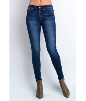 Skinny Jeans with Ankle Zipper